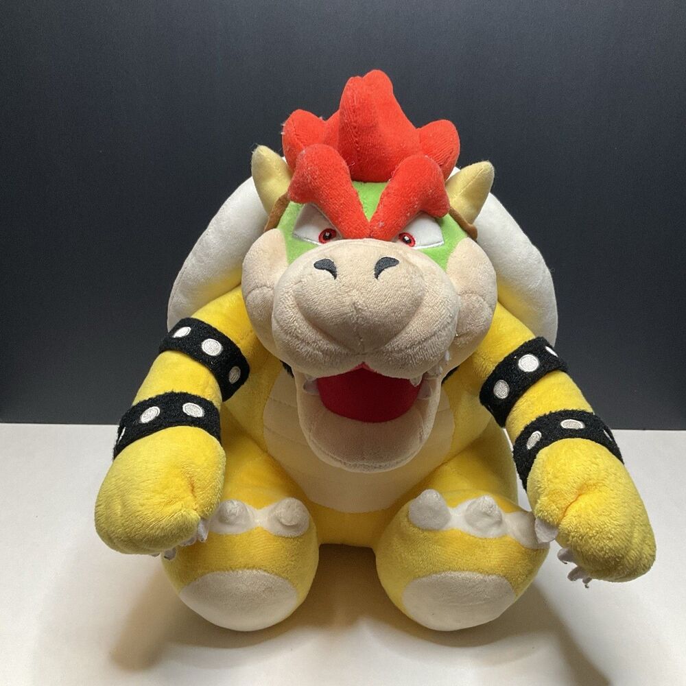 Universal Studios Super Nintendo World Bowser Stuffed Plush Doll Toy 11"